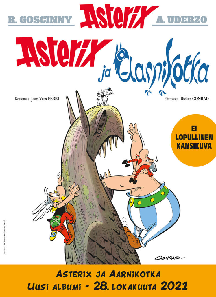 Asterix ja aarnikorka - ei lopullinen kansikuva