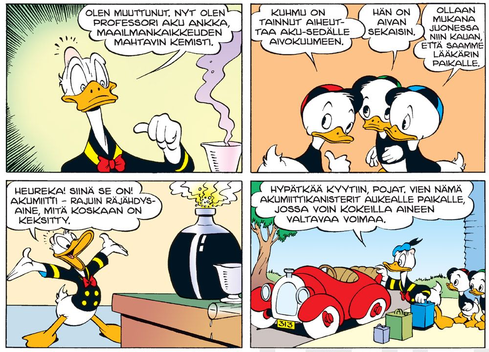 Carl Barksin Aku Ankka 4 Story House Egmont