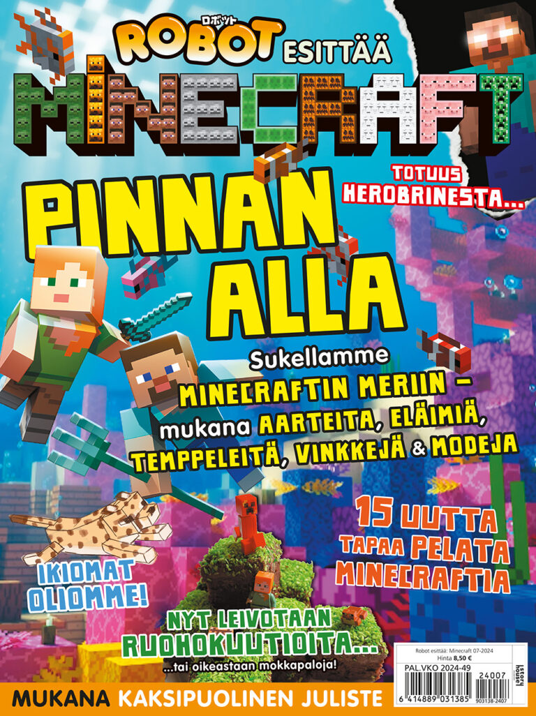 Robot esittää: Minecraft 07-2024