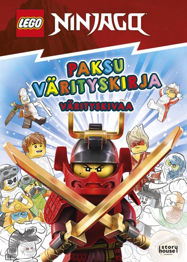 LEGO Ninjago Paksu värityskirja värityskivaa