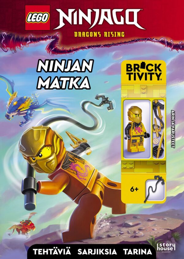 LEGO Ninjago Ninjan matka puuhakirja ja lelu