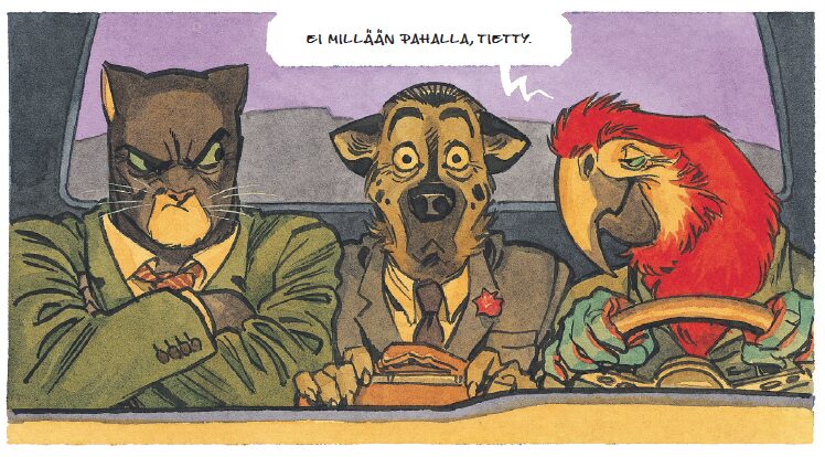 Blacksad 5 Amarillo loppukuva