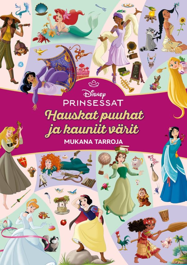 Disney Prinsessat Hauskat puuhat ja kauniit värit
