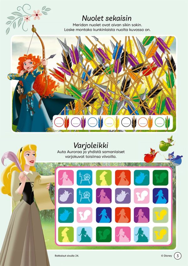 Disney Prinsessat Hauskat puuhat ja kauniit värit - Image 3