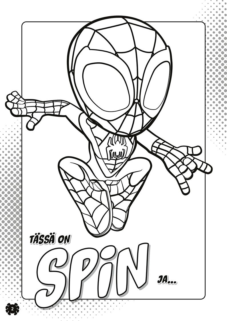 Marvel Spidey Seittisankari vauhdissa värityskirja - Image 3
