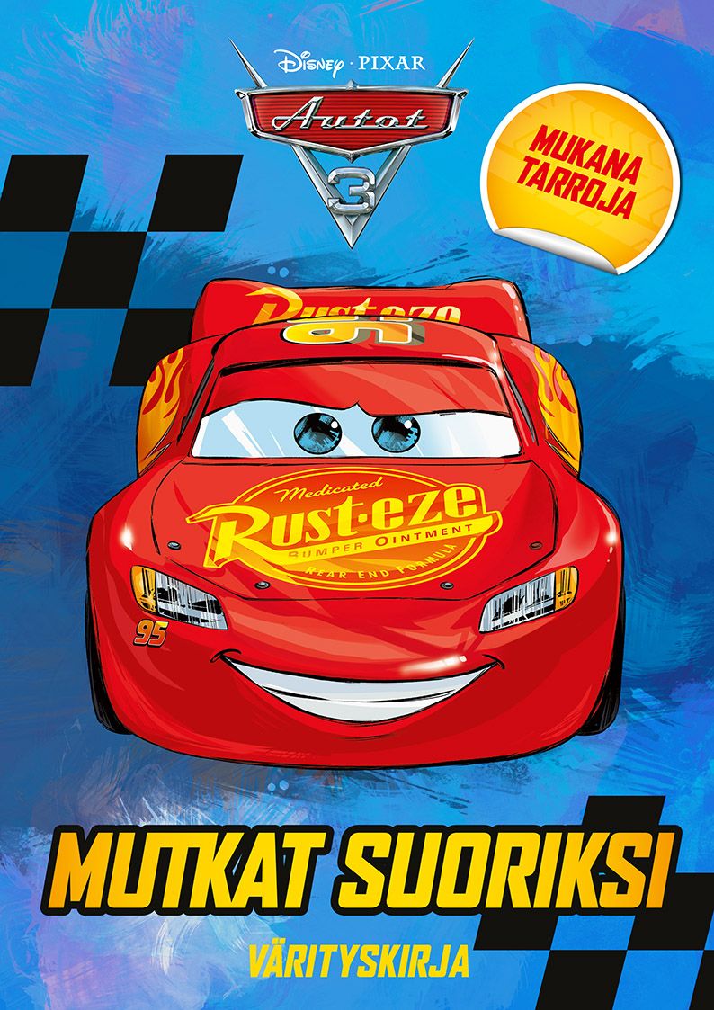 Disney Autot Mutkat suoriksi värityskirja