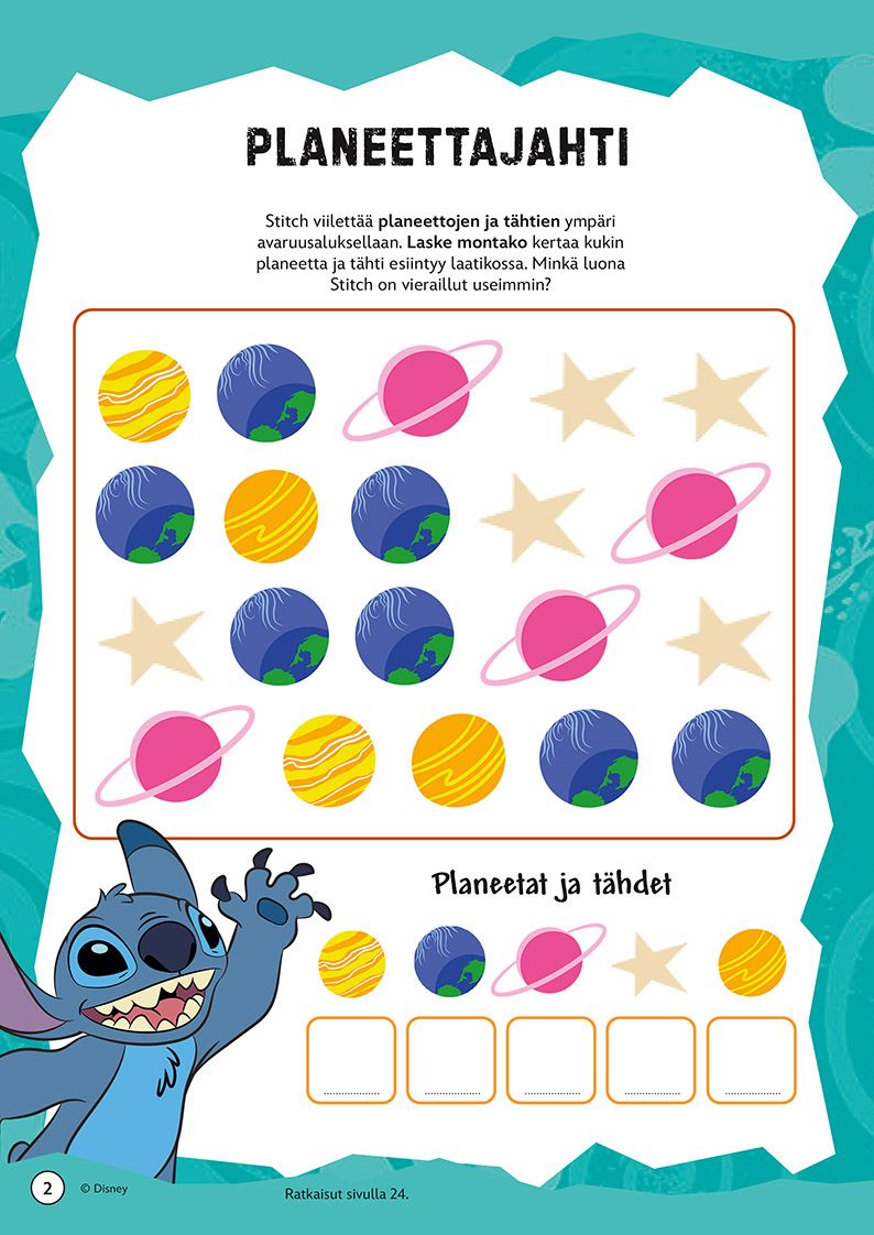 Disney Stitch Kujeileva puuhakirja - Image 2