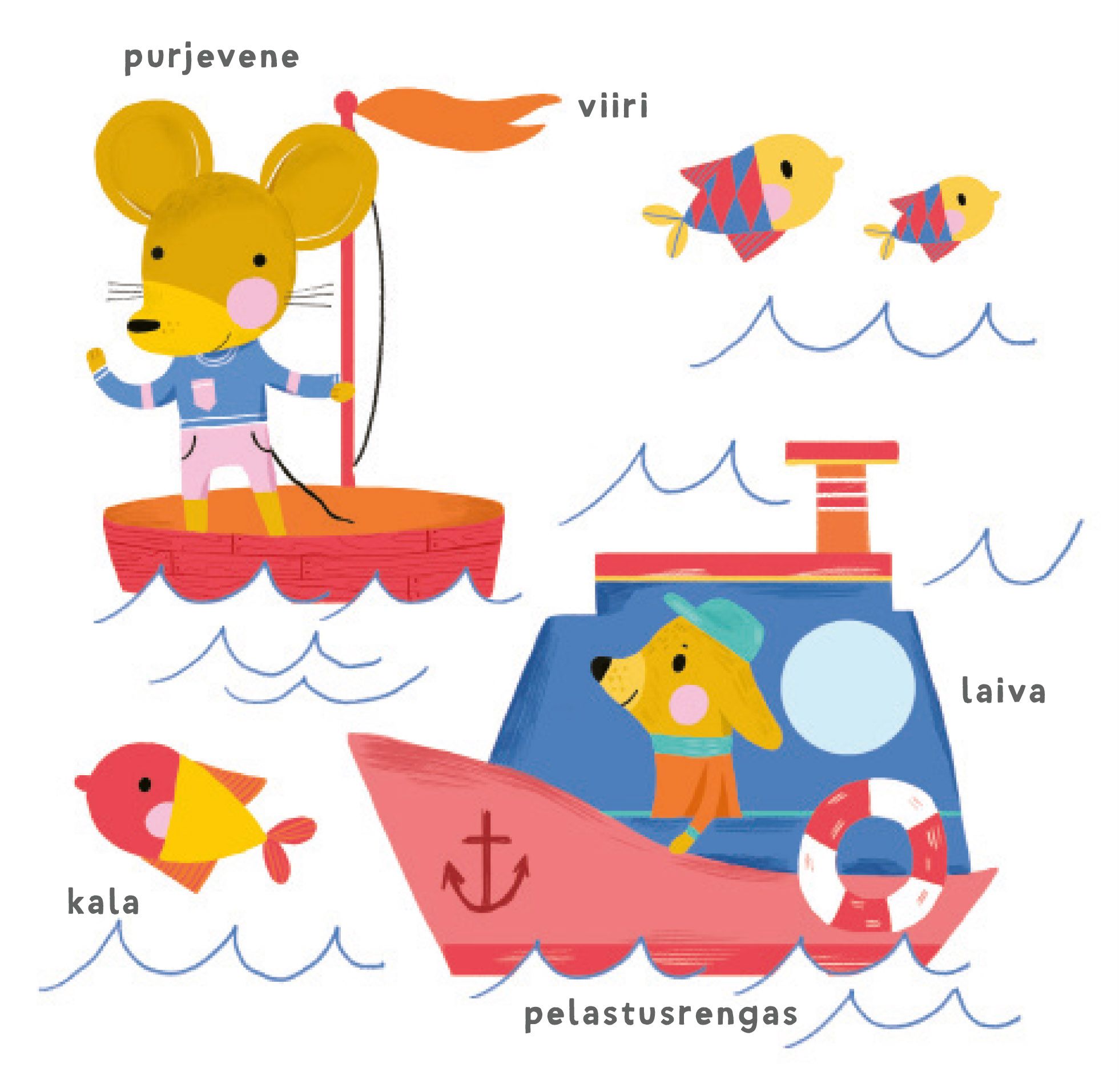 Tunne sanat sormissasi! Vauhtia ja vilskettä (huopakirja) - Image 3