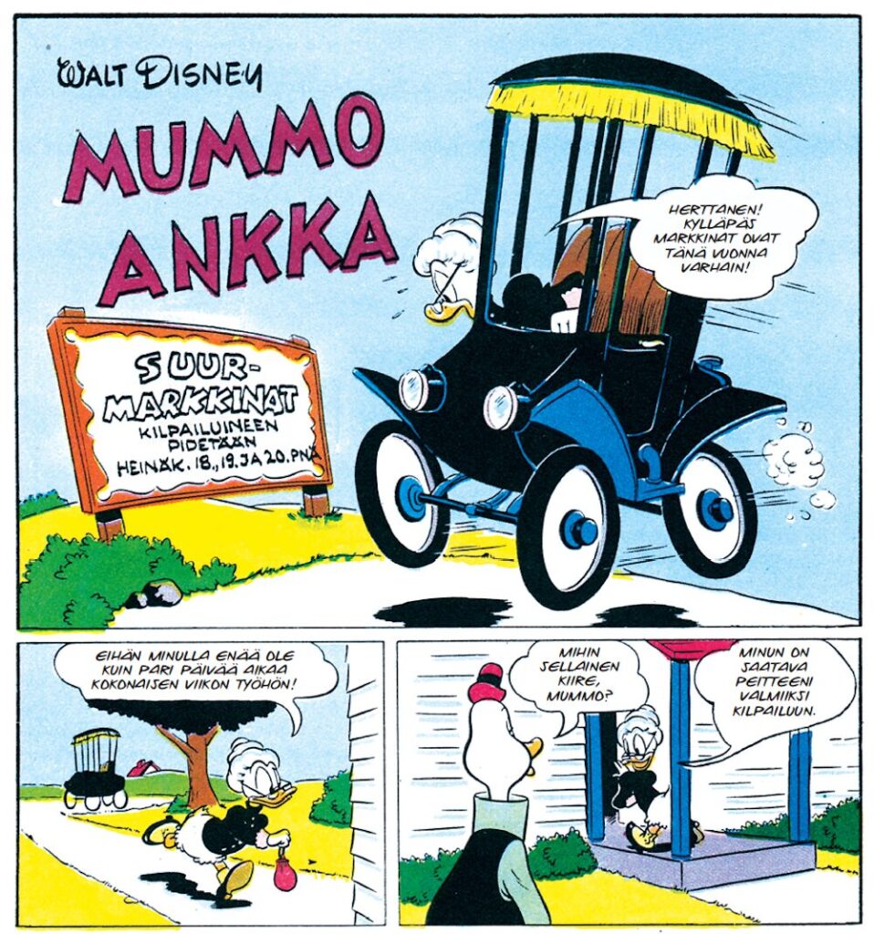 Mummo Ankka Maaseudun rauhassa kuva 1