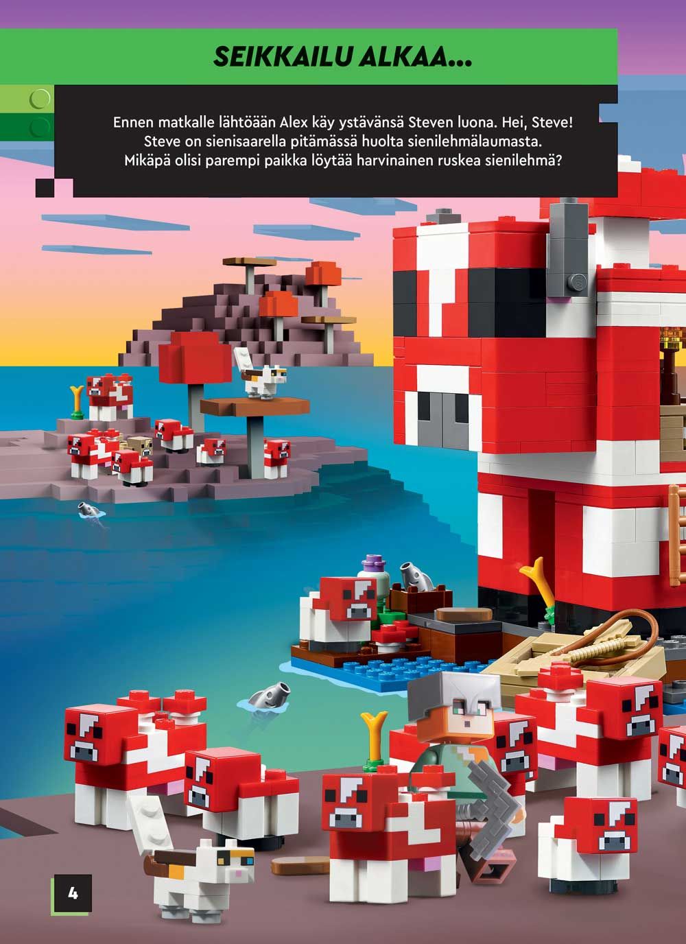 LEGO Minecraft Harvinaisten olioiden puuhakirja + lelu - Image 3